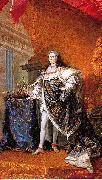 Charles-Amedee-Philippe van Loo Portrait of Louis XV of France oil